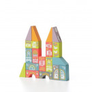 Cubika Wooden Building Toy Fabulous City, 18 pieces