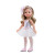 Paola Reina Las Amigas Doll Carla Ballerina, 32cm in white