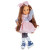 Berjuan Eva Doll Articulated, 35cm in pink skirt