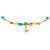 Heimess Pram Chain With Clips Africa, 40cm