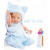 Marina & Pau Baby Boy Doll, 45cm Bath Time Blue