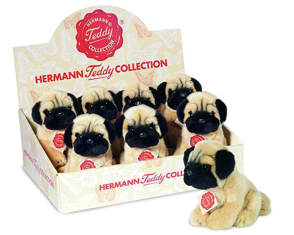 realistic pug stuffed animal