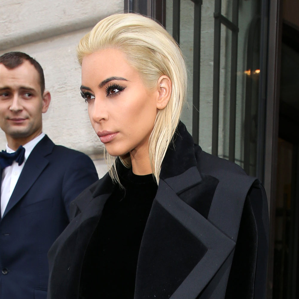 Kim Kardashian blond